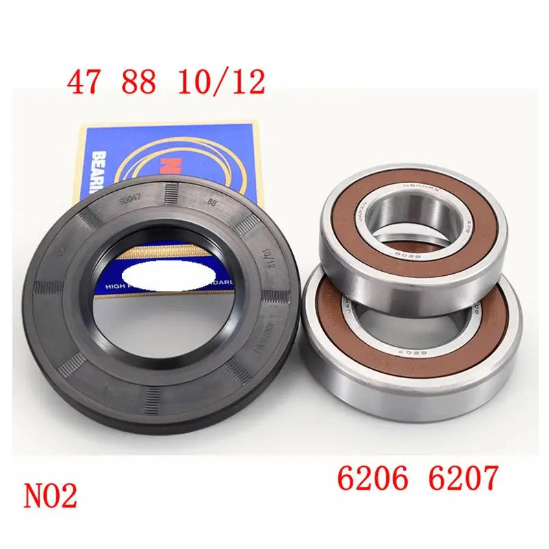 Description Picture 3 of itemFor Midea drum washing machine Water seal and bearings 6203 6204 6205 6206 6207 6305 6306 6307 Oil seal Sealing ring parts