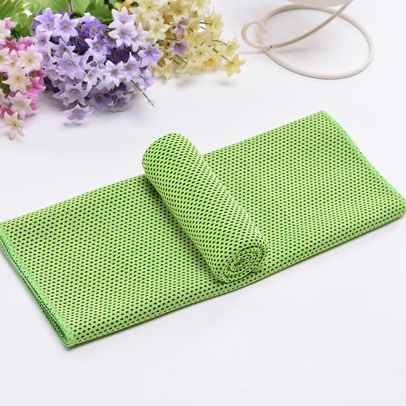 Description Picture 6 of itemSports Cooling Towel Ice Cold Wipe Sweat Towel Quick Dry Water Absorbent Swimming Towels Gym Sports Fitness Towel Ice Towels