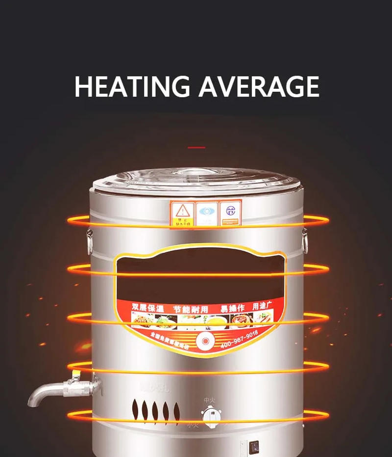 Description Picture 6 of itemCommercial multifunctional noodle cooker, household desktop electric soup powder stove, stainless steel noodle cooker