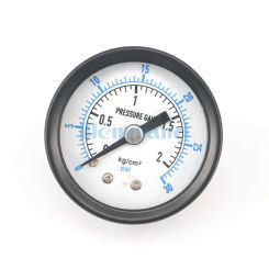 Axial Mount G1/8" Measurement Range 0-30 PSI Air Compressor Pressure Gauge 40mm Face