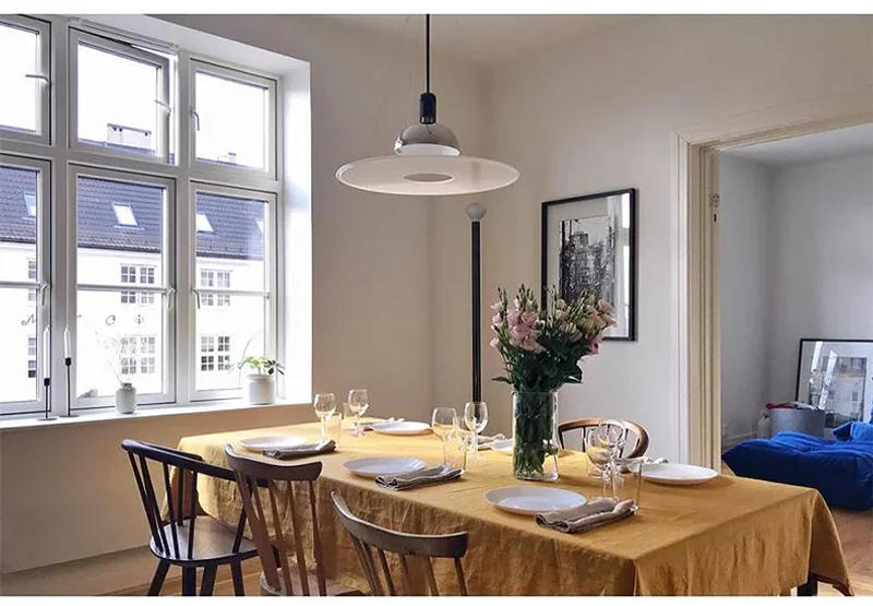 Description Picture 5 of itemDenmark Flying Saucer Pendant Light Scandinavian Restaurant Study Bedroom Lamp Luxury Ufo Home Decor Indoor Lighting Fixture E27