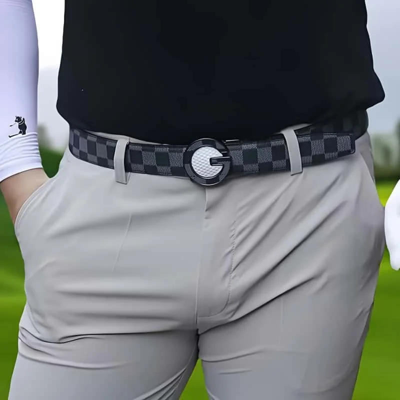 Description Picture 2 of itemGenuine Leather Golf Belts for Men, Leisure Simplicity Belts, Sports Fashion