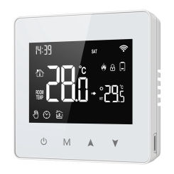 Tuya Smart Thermostat Battery Powered Smart Home Wireless Thermostat APP Remote Control Work with Alexa Google Home Yandex