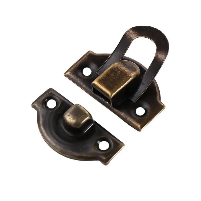 Description Picture 5 of itemRetro Decorative Metal Mini Antique Trinket Padlock Hasp Lock Clasps