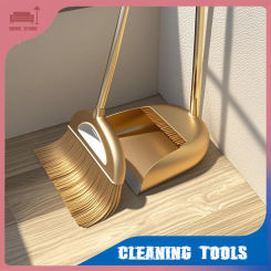 Plastic Broom and Dustpan Set Removable Combination Home Floor Cleaner Kit Sweeper Wiper Cleaning Tools Household Accessories