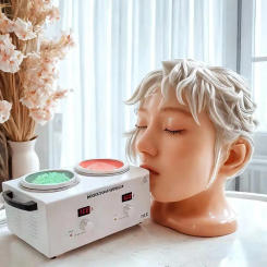 Wax Heater Double Paraffin Electronic Display Facial Skin SPA Equipment Dual Hot Hair Removal Tool Adjustable Temperature