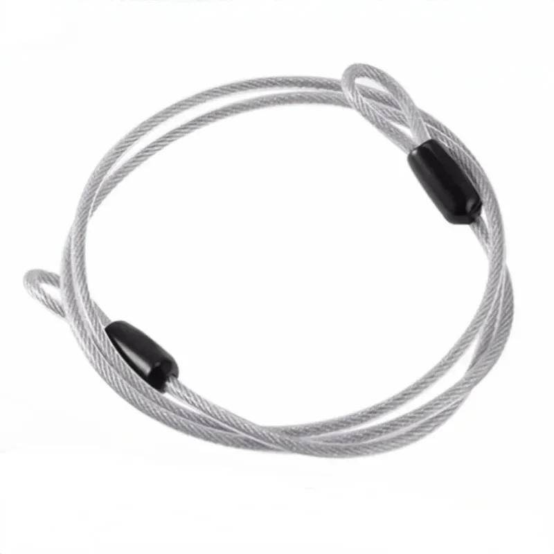 Description Picture 3 of item0.5M Anti-Theft Steel Cable Bike Lock - Heavy-Duty PVC Coated Wire Rope for MTB/Road Bike, Portable Lightweight Cycling Security