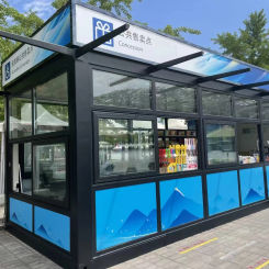 Prefabricated steel frames container house, mobile prefab office,home stay Villa, shopping container home of 12? 24? 36?  48?