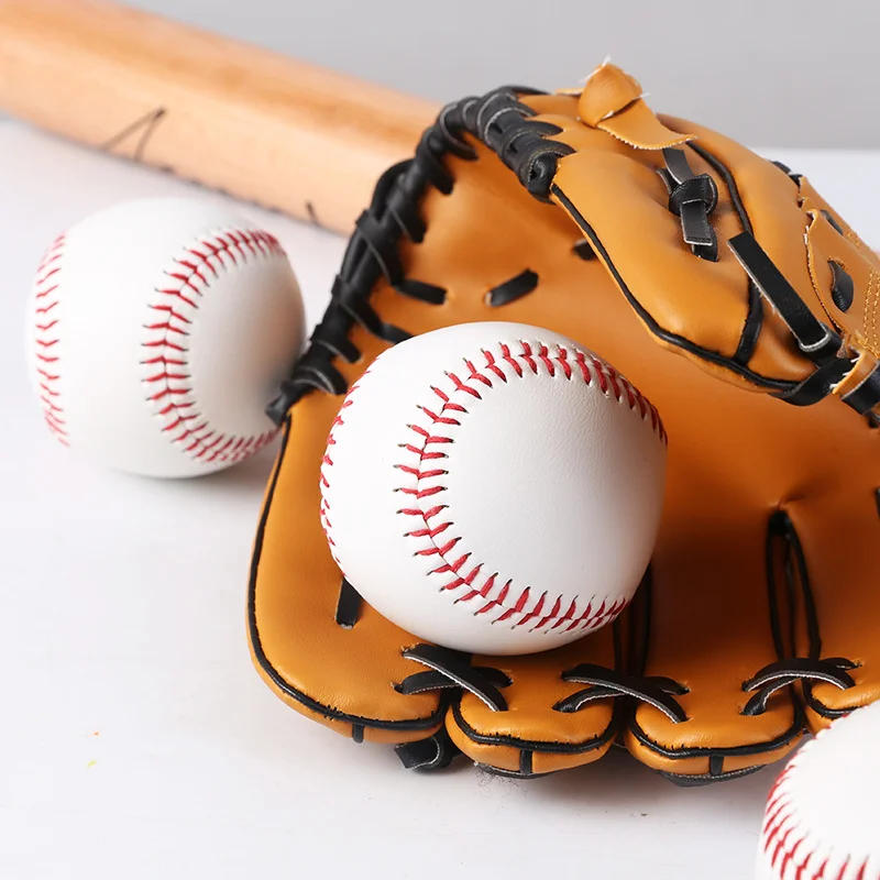 Description Picture 3 of item12 Pcs Nine inches Baseball Softball Hardball Training Balls Handmade Baseballs Hard&Soft Baseball Outdoor Practice Team Game