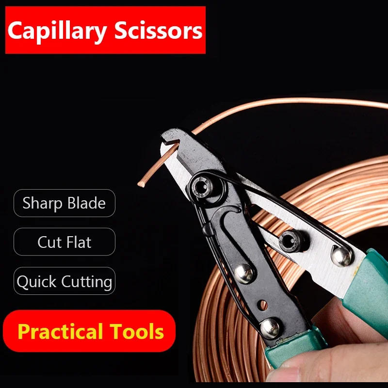 Description Picture 4 of itemCapillary Forceps Tool for Cutting Capillary Tube Cutter Refrigeration Copper Tube Scissors Multifunctional Pliers Wire Stripper