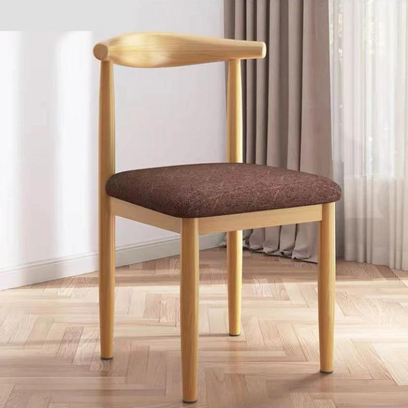 Description Picture 5 of itemNew Leather Cushion Chairs Fashion Buffet High Kitchen Dining Wood Chairs Leather Cushion Chairs  for Home