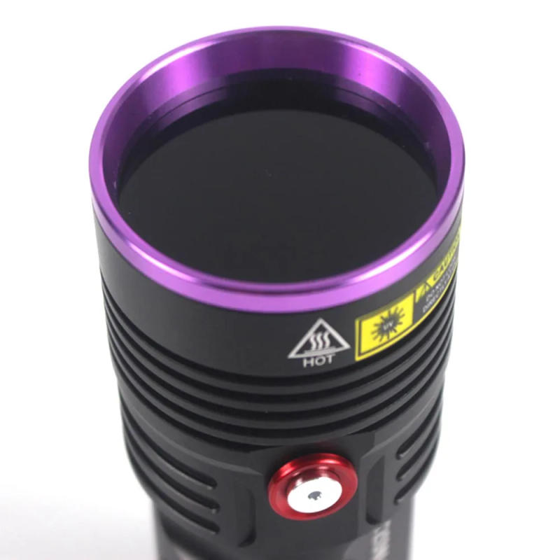 Description Picture 4 of item120W 365nm UV Flashlight 6-Core Purple Ultraviolet Blacklight TYPE-C  Rechargeable Carpet Pet Urine Detector Catch Scorpions