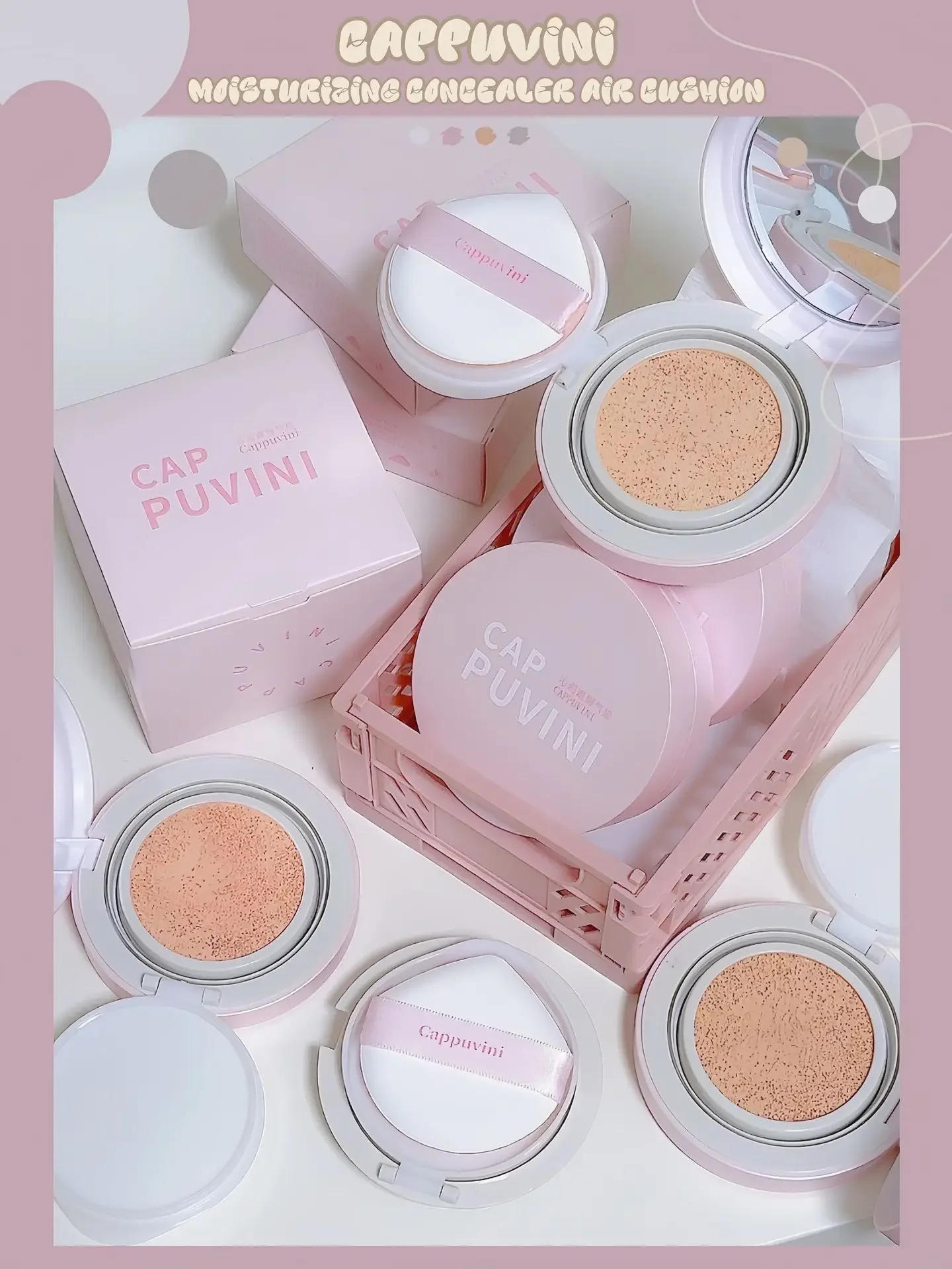 Description Picture 4 of itemAir Cushion CC Cream Natural Moisturizing Foundation Concealer Whitening Oil-control Korean Makepu BB Cream with Cosmetics Puff