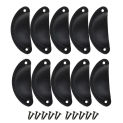 10x Retro Cabinet Pulls Half Circle Wardrobe Handle Bedroom Kitchen Drawer Pulls