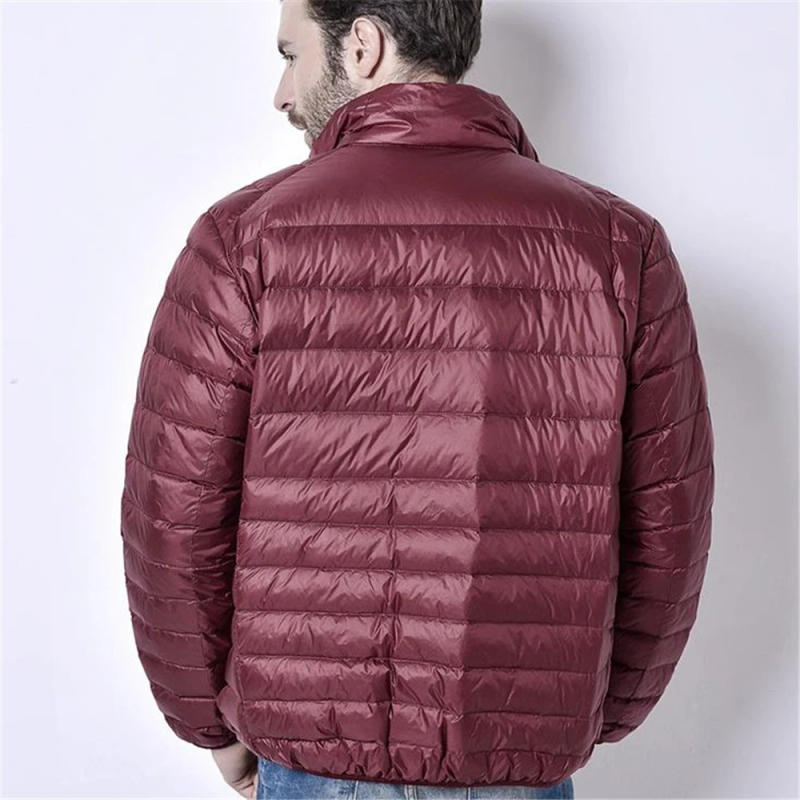 Description Picture 3 of itemWinter Autumn Men Ultralight Jacket White Duck Down Coat Puffer Jackets Winter Male Casual Down Outerwear Coats Warm Parka 5xl