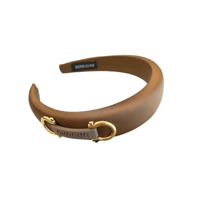 Description Picture 3 of itemNon-slip Sponge Letter Headband Handmade Hair Band Hair Bands Cloth Korean Style Accessories Thin-brimmed Hair Hoop Daily