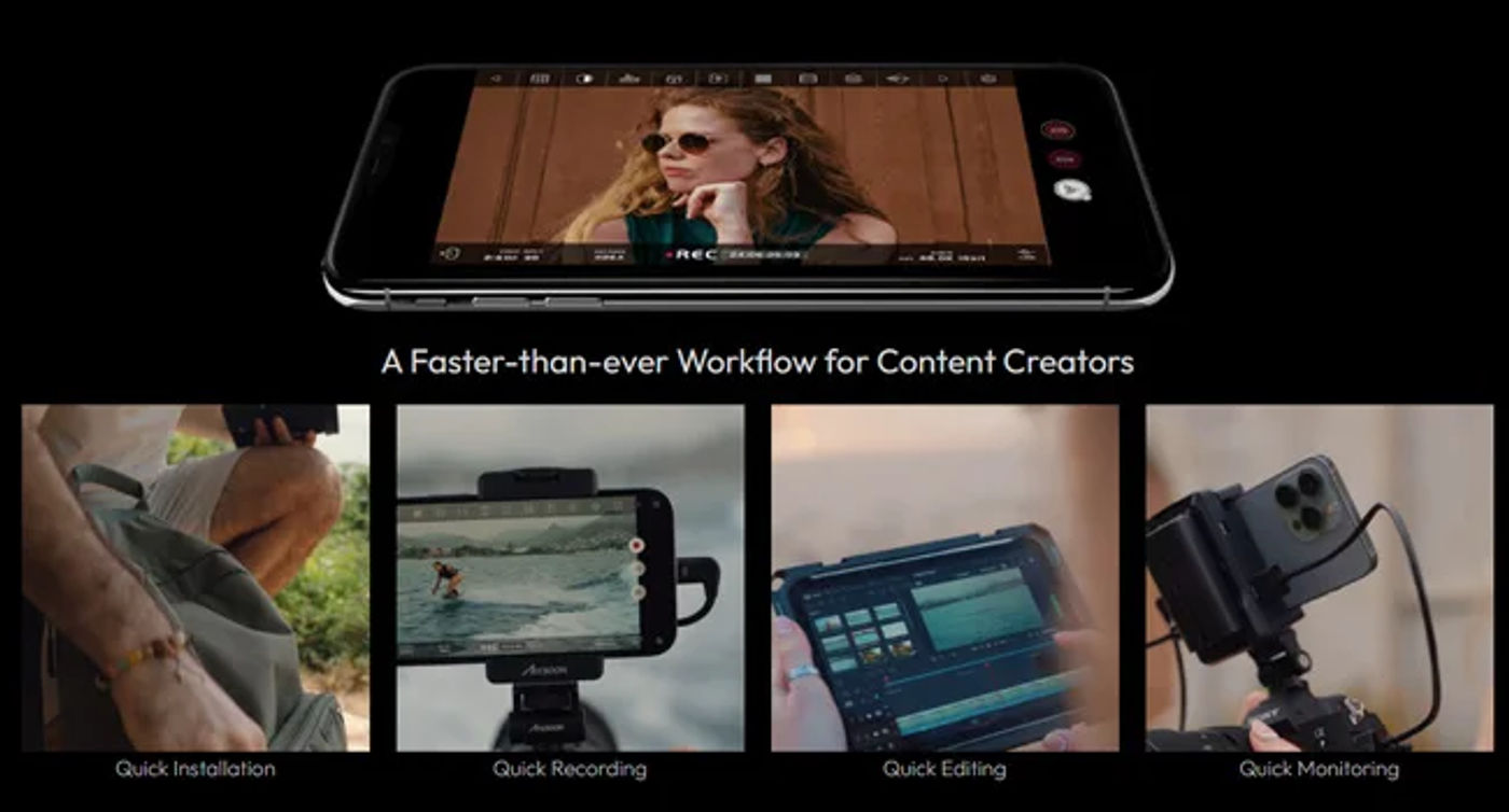 Description Picture 4 of itemAccsoon SeeMo 4K HDMI Video Transmitter Adapter IOS/HDMI for iPhone iPad On-Camera Monitor for Video Recording Live Streaming