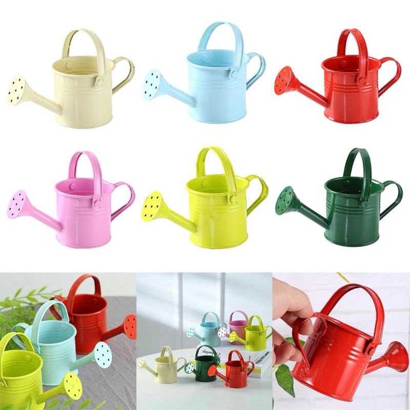 Description Picture 5 of itemGarden Small Water Spraying Pot Flower Kettle Metal Watering Can Sprinkled  Indoor Outdoor Bonsai Plants Gardening Shower