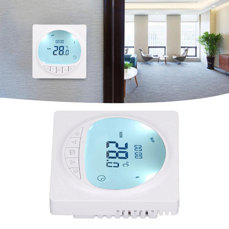 Description Picture 4 of itemHome Temperature Controller Home Thermostat Water Floor Heating Thermostat LCD Display Smart Home Temperature Controller Panel
