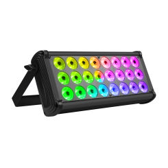 Somspot RGBW 24LED Wall Wash Color Mixing Rainbow Effect Stage Light Effect Projector for Outdoor Building