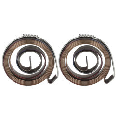 2Pcs Bench Drill Press Return Spring Chromeplate Robust Stable Quill Feed Return Coil Spring Bench Drill Spring Accessories