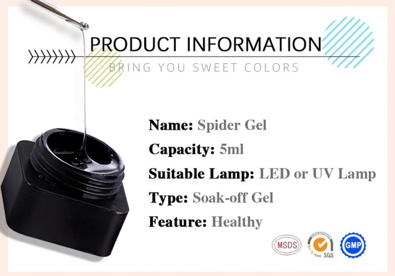 Description Picture 6 of itemCHUNSHU 5ML Black White Nail Painting Gel Semi-solid UV LED 4 in 1 Nail Art Drawing Gel Professional Stamping Gel Long Lasting