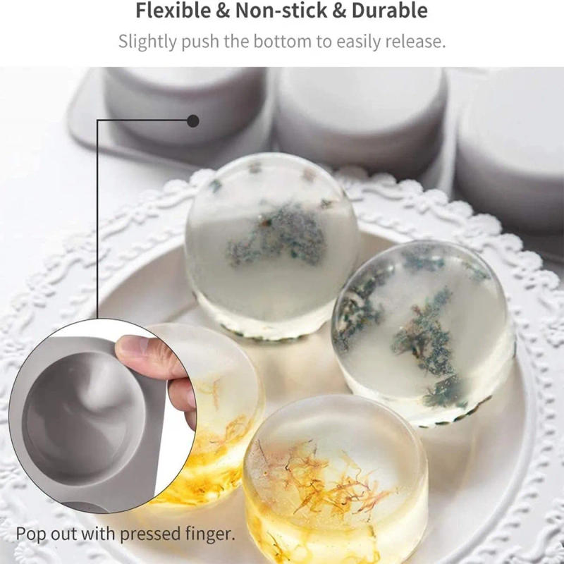 Description Picture 3 of itemSoap Making Molds Kit, Non-Stick Silicone Molds Round Rectangle Oval Soap Mold