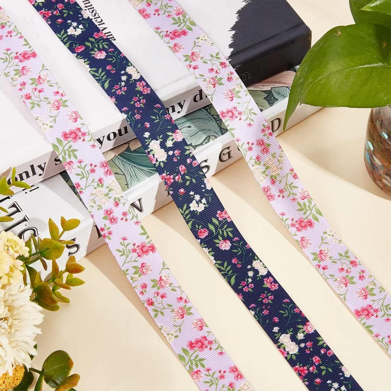 Description Picture 4 of item4.5m 5 Yards Peacock Feathers Print Wired Ribbon 2.95 Inch Wide for Making Bows Gift Wrapping DIY Wreath Garland Christmas