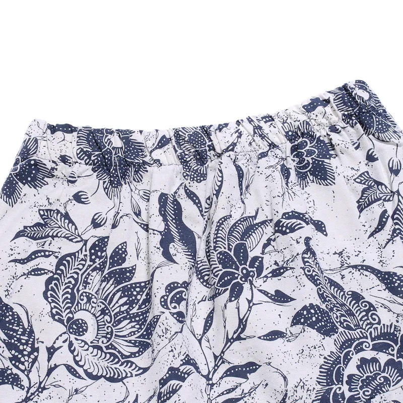 Description Picture 5 of itemMen‘s Printed Cotton Linen Harem Pants Vintage Hip Hop Baggy Wide Leg Pants Streetwear Boho Trousers