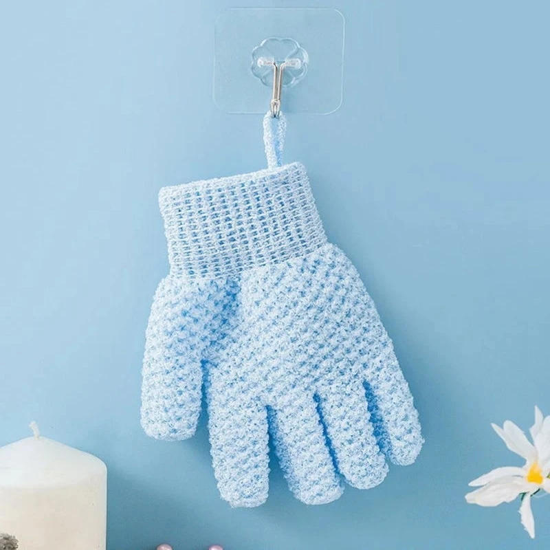 Description Picture 6 of itemRubbing Towel Five Finger Shower Gloves Shower Frosted Mud Shower Tools Frosted Shower Towel Scrubbing Tool Shower Gloves 1pc