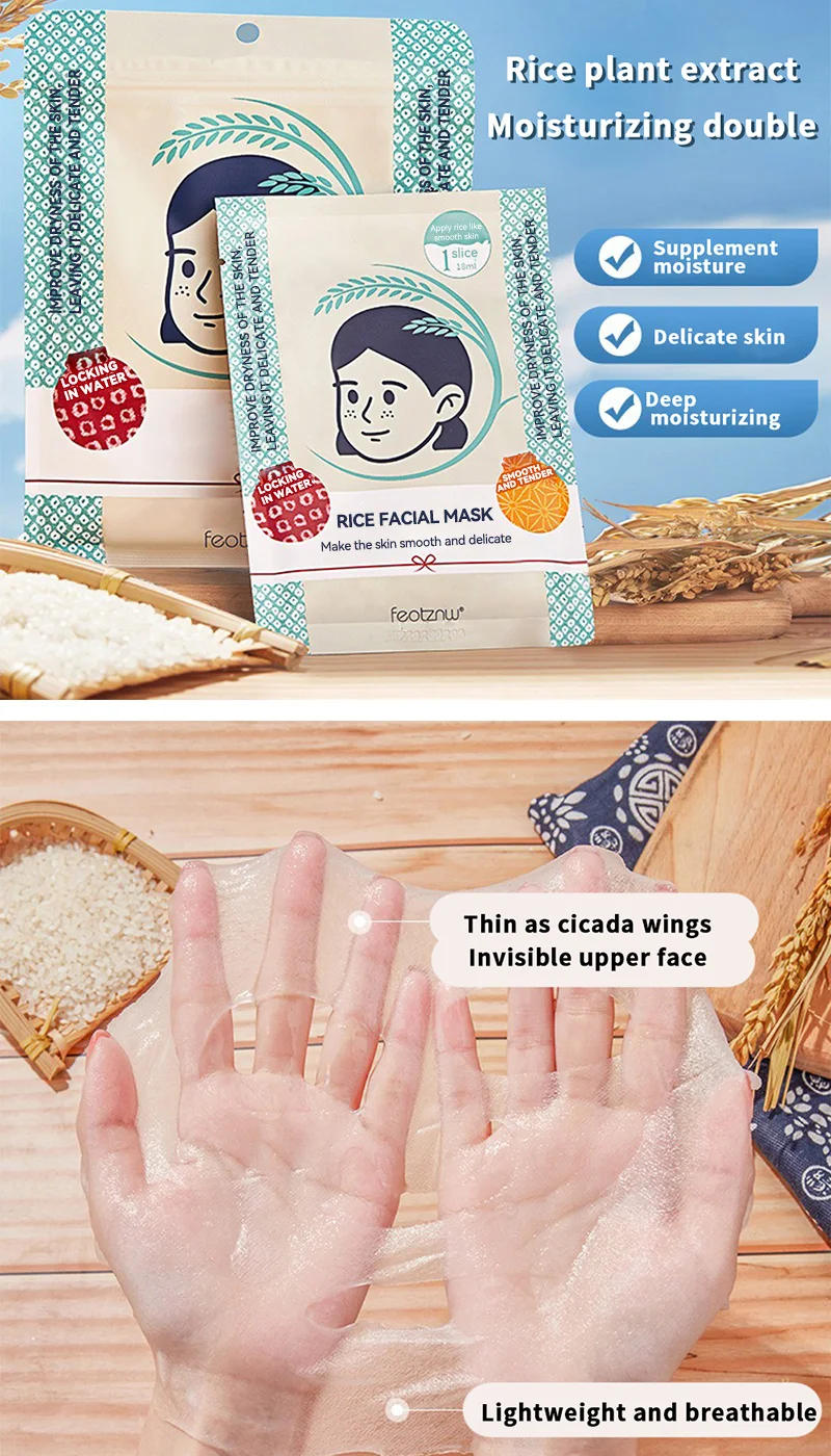 Description Picture 3 of itemFadinne Rice Mask — Hydrating, Moisturizing, and Water-Locking Formula for Soft and Supple Skin