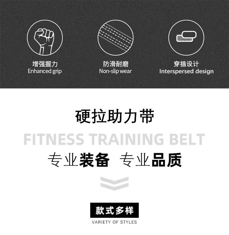 Description Picture 3 of item1 Pair Gym Sports Fitness Wrist Band Anti-slip Pull Up Weight Lifting Training Silicone Wrist Band Hard Pull Grip Power Strap