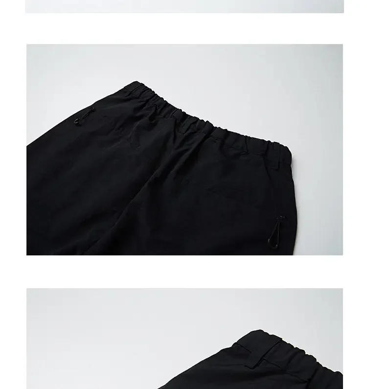 Description Picture 5 of itemMale Japan Outdoor Harem Pants Men Cityboy Streetwear Fashion Waterproof Quick Drying Loose Casual Wide Leg Cargo Pants Trousers