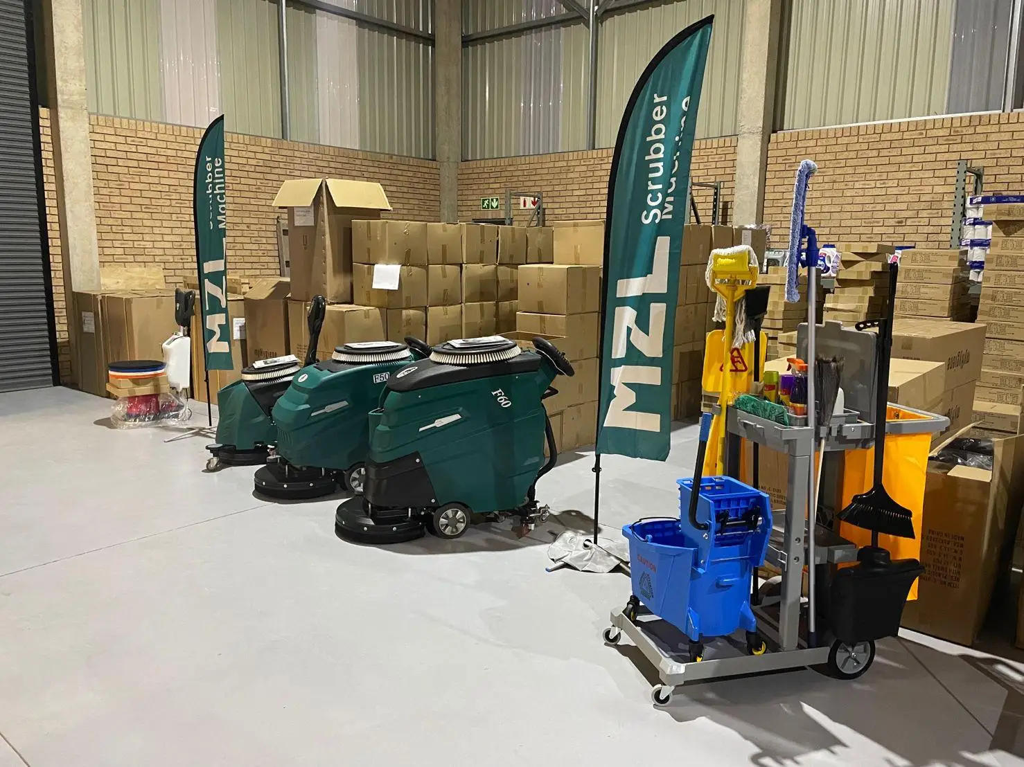 Description Picture 3 of itemHand Push Walk Behind Floor Cleaning Machine Professional Industrial Commercial Floor Scrubber