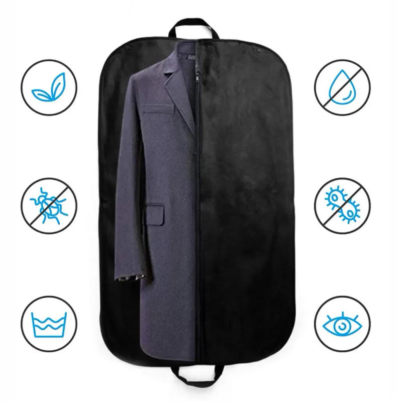 Description Picture 5 of itemDustproof Garment Bag Closet Organizer Waterproof Clothes Dust Cover Coat Suit Dress Protector Household Hanging Clothing Cover