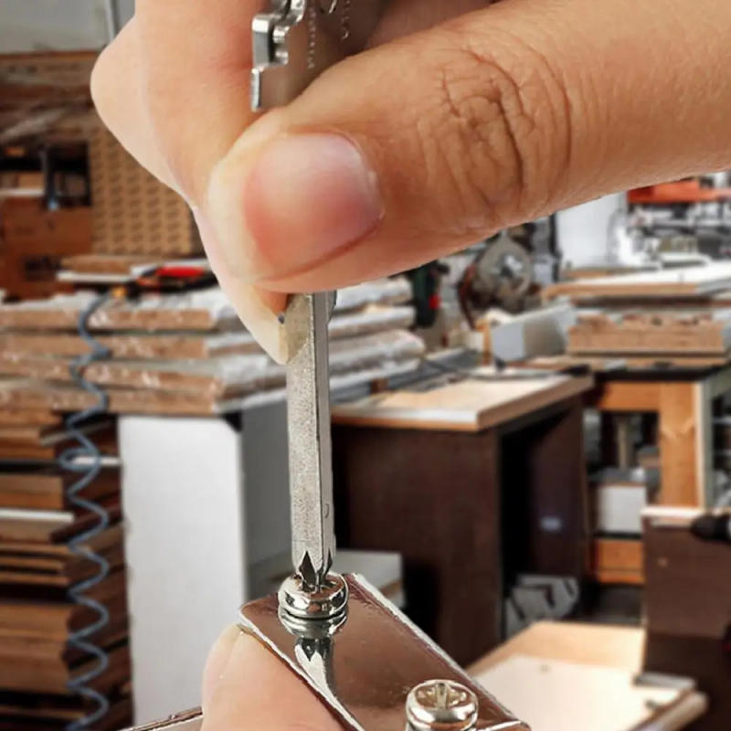 Description Picture 4 of item1pcs Multifunction Bottle Opener Screwdriver Key Shape Phillips Screwdrivers Keychain Pocket Repair Tool Bottle Opener