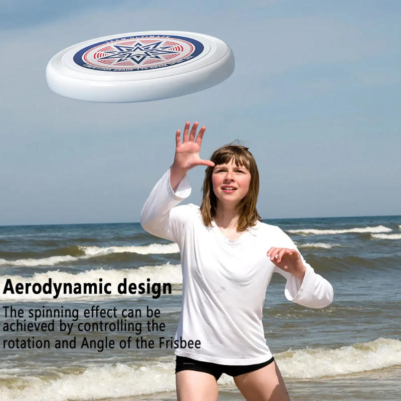 Description Picture 5 of itemSwivel Flying Discs Professional Throwing Disc Lightweight for Outdoor Sports Beach Camping Game Luminous Frisbee Flying Saucer