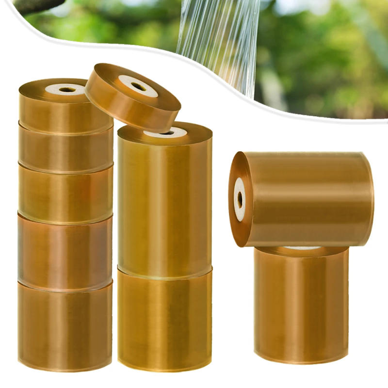 Description Picture 2 of item2-10CM PE Grafting Tape Self-adhesive Stretchable Clear Repair Film for Tree Plant Seedlings Vine Tomato Planting Garden Tools
