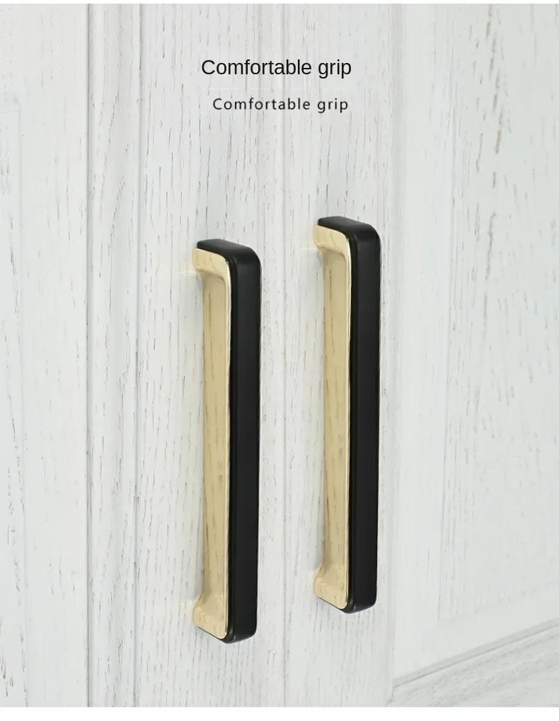 Description Picture 6 of itemHandles Drawer Cabinet Furniture Kitchen Handles for Cabinet Knob Door Drawer Furniture Kitchen Knob Black White Golden Hardware