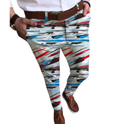 Casual pants men's design new suit pants with a loose and loose fit, straight leg long pants, new for 2024MR7