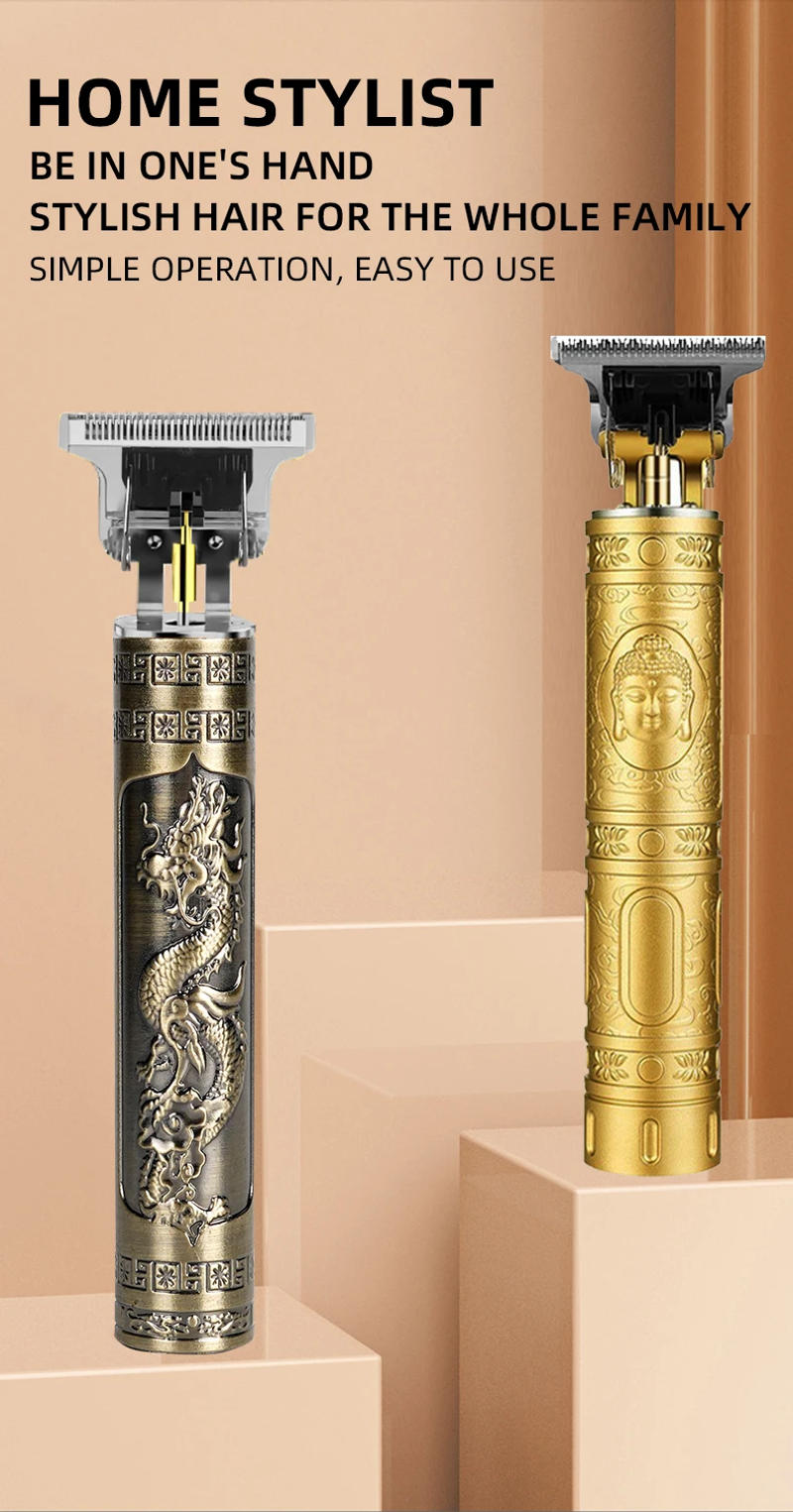 Description Picture 2 of itemRetro T9 Electric Hair Clipper Hair Clipper Professional Men's Shaver Eechargeable Haircut Trimmer Men