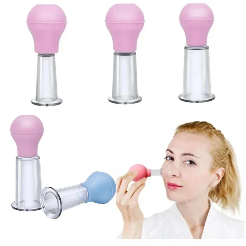 Description Picture 2 of itemFacial Massage Cups Rubber Vacuum Cupping Skin Lifting Anti Cellulite Massager for Face Pvc Body Cups Skin Scraping Massage Jar
