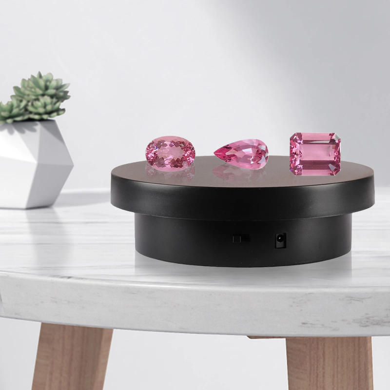 Description Picture 5 of itemRotating Display Stand Adjustable Direction Photo Props Electric Rotary Table for Watch Model Small Product Display Cosmetics