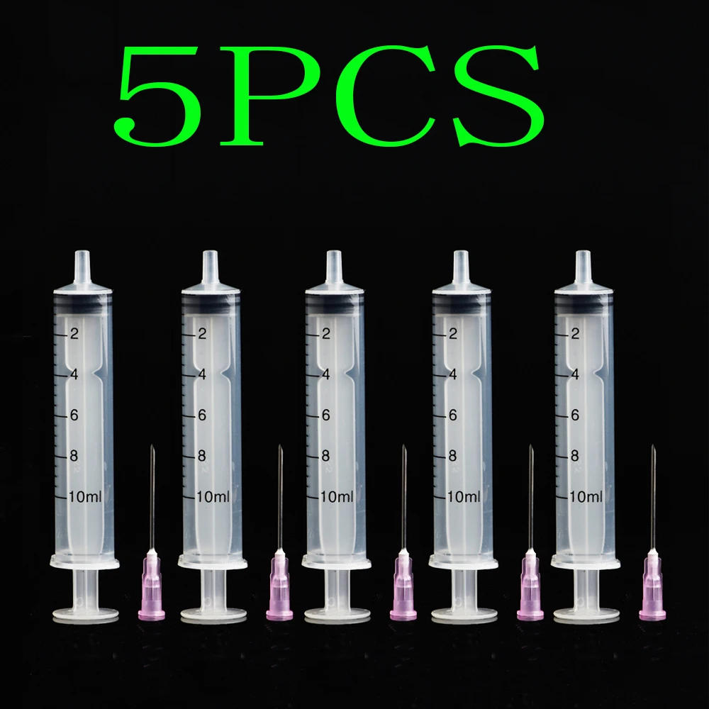 Description Picture 3 of item5PCS Ink Refill 10ml Syringe With Needle For EPSON Canon HP Brother CISS Tank Refillable Cartridge Refilling Ink Kit Accessories