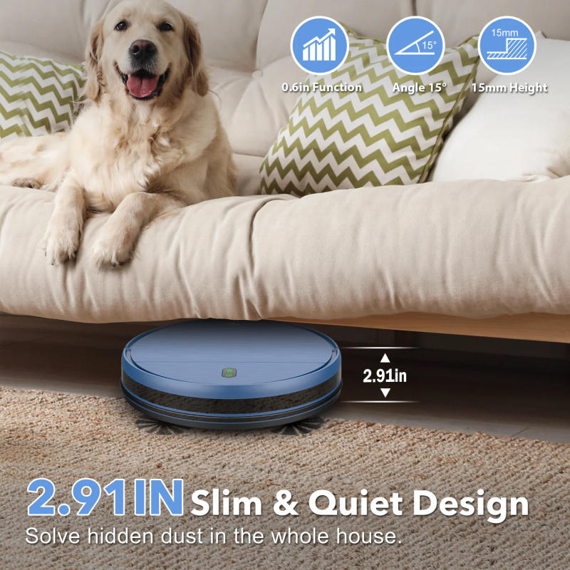 Description Picture 6 of itemMAMNV BR151 Robot Vacuum Cleaner 4500Pa Smart Home Sweeper Cleaning Machine For Home Carpet Cleaning Pet Hair Wifi APP Alexa
