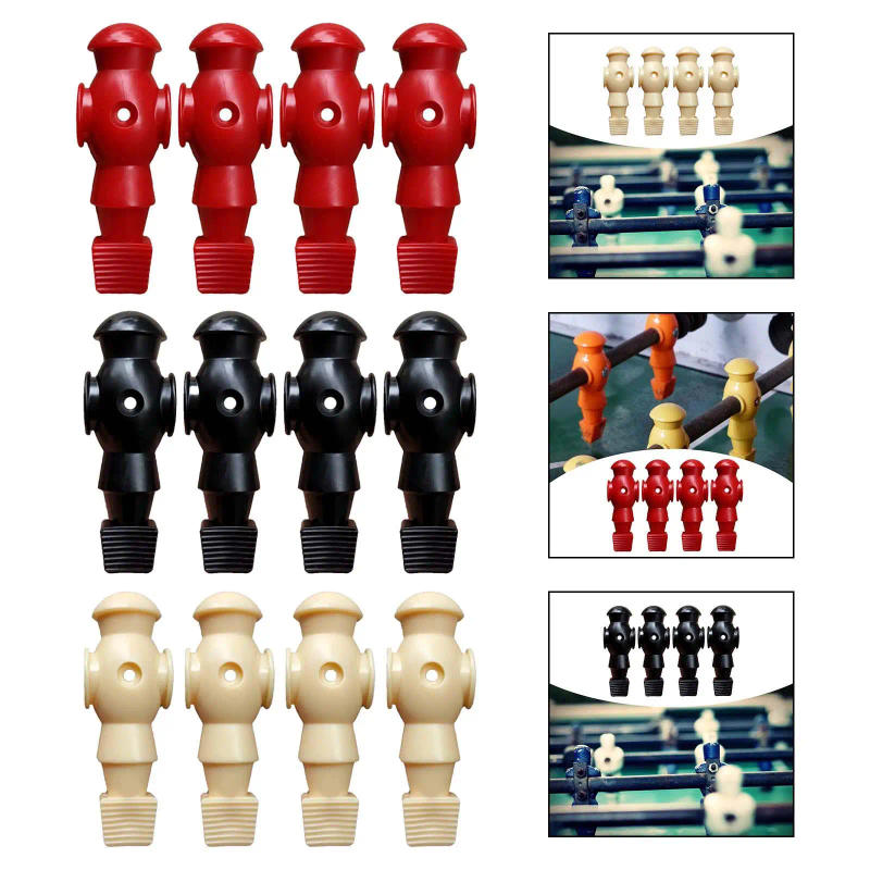 Description Picture 3 of item4x Foosball Man, Table Soccer Player, 5/8" Man Soccer Games Player Figure