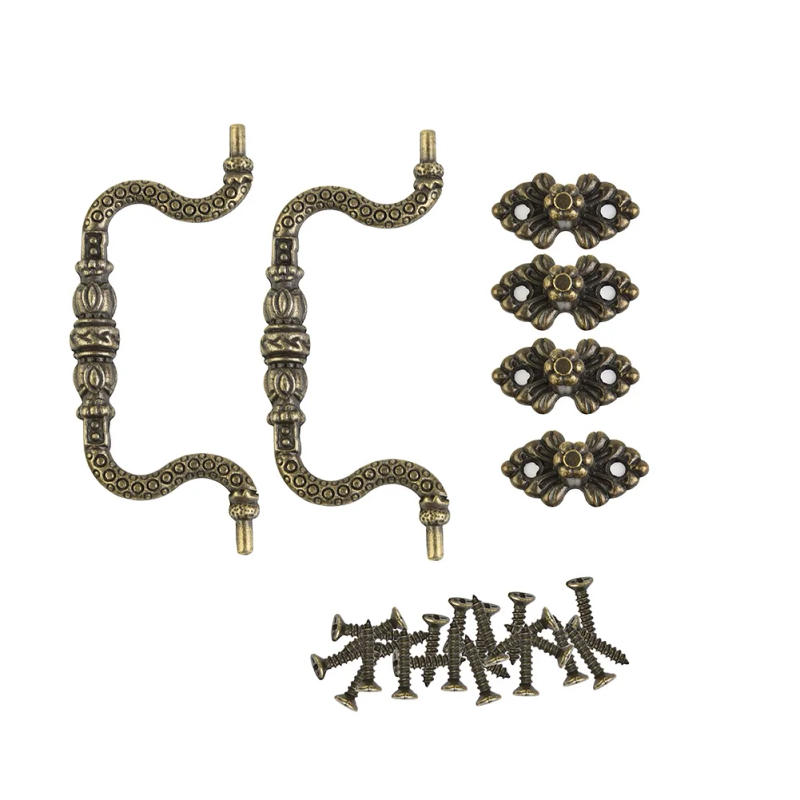 Description Picture 3 of item2pcs Arch Antique Bronze Vintage Cupboard Pulls Drawer Knobs Kitchen Cabinet Handles Furniture Handle Hardware