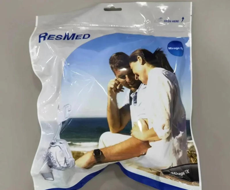 Description Picture 6 of itemResmed Mirage FX Nasal mask Includes frame, headband, adapter, nose pad