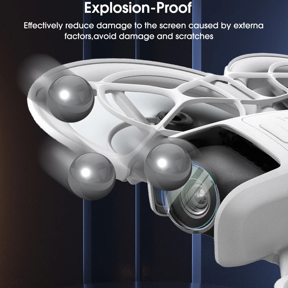 Description Picture 6 of item5/1PCS Tempered Glass Camera Lens Protectors for DJI Neo Drone Gimbal Anti-Scratch Lens Films for DJI Neo Drone Accessories