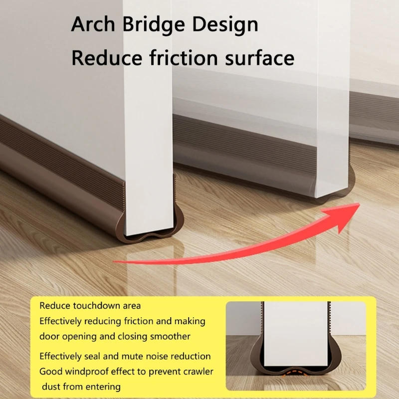 Description Picture 3 of itemPVC Door Sweeps Seal Door Gaps Seal Door Soundproofing Strips 1 Roll for Enhances Acoustic Insulation in Homes & Offices